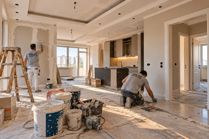 Polatlı anahtar teslim ev tadilatı uygulaması