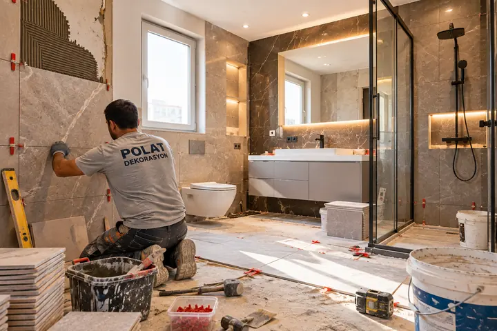 Polatlı banyo tadilatı ve banyo yenileme uygulaması